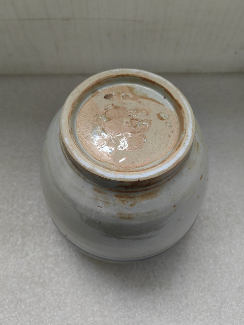 古玩陶瓷青花線條紋罐拍賣,當前價格720元