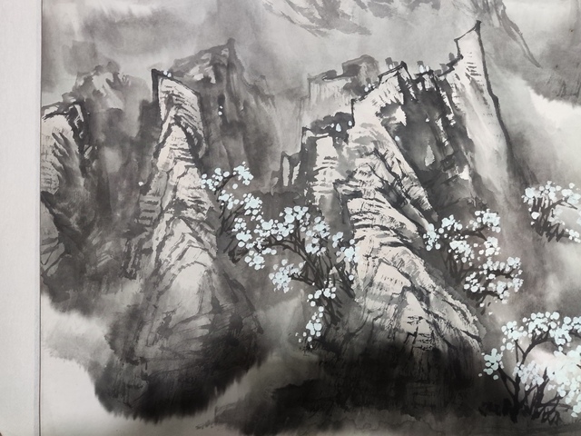 古玩字畫名家李雨石 山水拍賣，當前價格268元