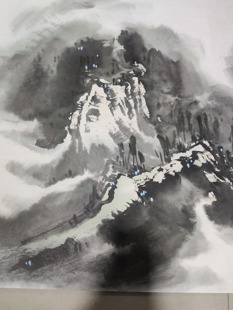 古玩字畫名家李雨石 山水拍賣,當(dāng)前價格228元