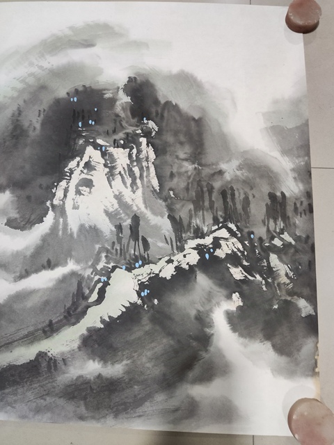 古玩字畫名家李雨石 山水拍賣,當(dāng)前價格228元