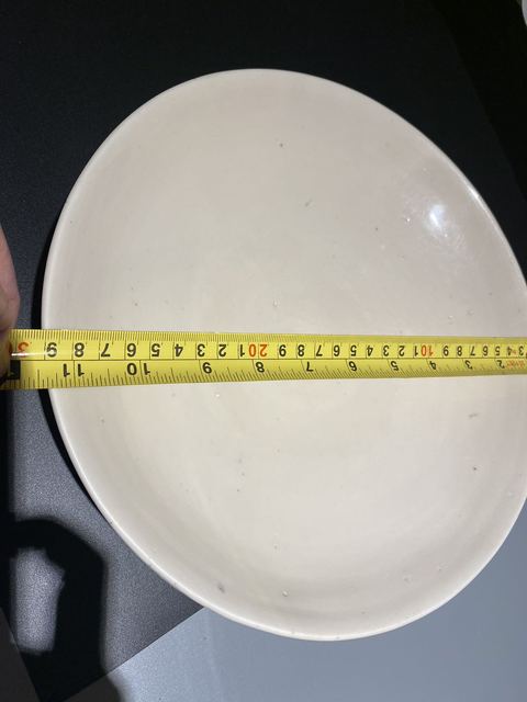 古玩陶瓷晚明**白德化盤拍賣，當前價格23000元