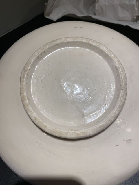 古玩陶瓷晚明**白德化盤拍賣，當前價格23000元