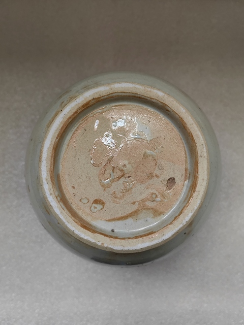 古玩陶瓷青花線條紋罐拍賣,當前價格720元