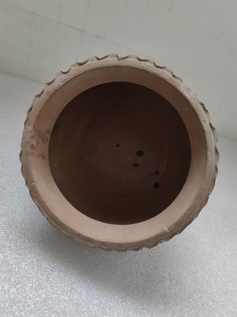 古玩陶瓷紅陶三足爐拍賣，當前價格580元