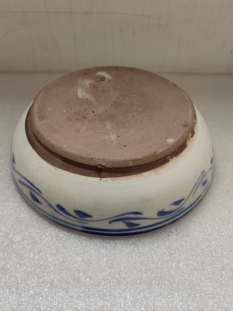 古玩陶瓷青花魚藻紋淺碗拍賣,當前價格398元