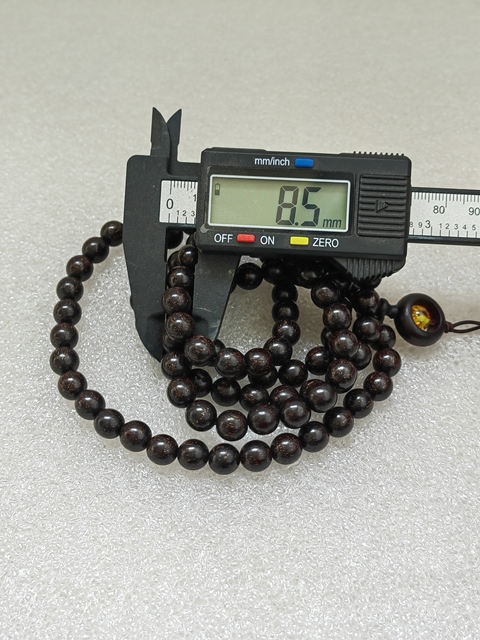 古玩雜項小葉金星紫檀串珠拍賣,當前價格298元