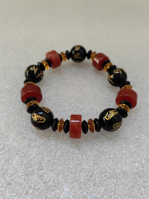 古玩玉器紅瑪瑙多寶手串拍賣,當(dāng)前價格350元