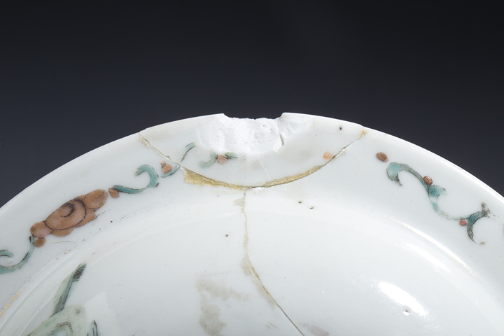 古玩陶瓷清晚·粉彩嬰戲紋四系粥罐拍賣,當前價格496元