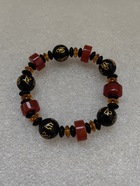 古玩玉器紅瑪瑙多寶手串拍賣,當(dāng)前價格350元