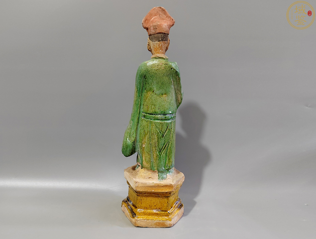 古玩陶瓷明三彩人物俑拍賣，當(dāng)前價(jià)格6600元