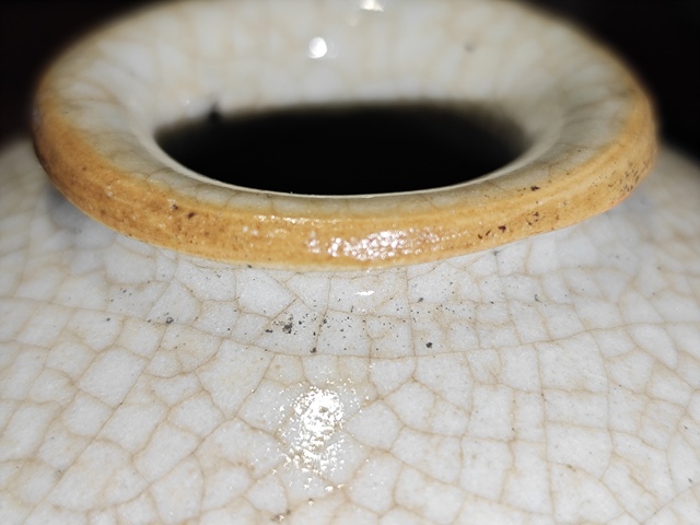 古玩陶瓷清早期 哥釉蘋果尊拍賣,當前價格2780元