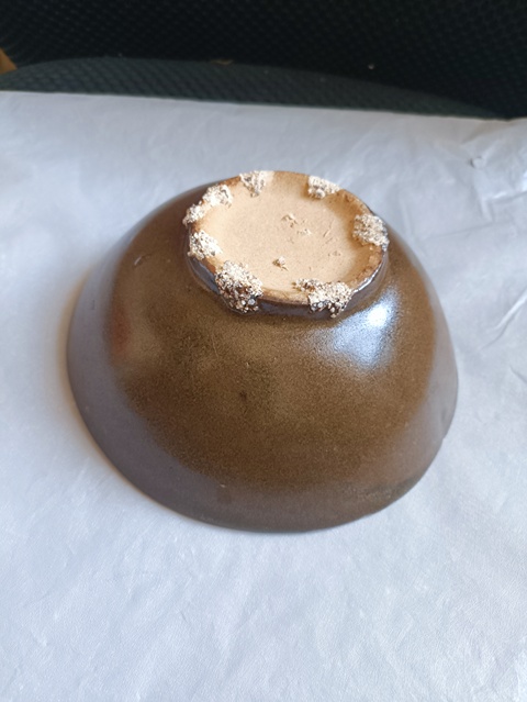 古玩陶瓷明代茶葉末釉碗拍賣，當前價格1980元