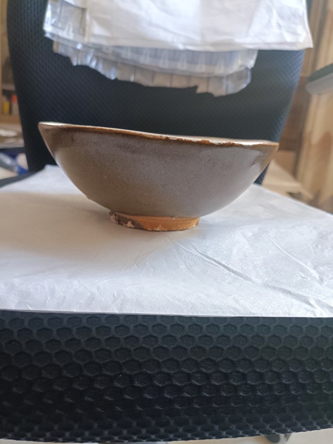 古玩陶瓷明代茶葉末釉碗拍賣，當前價格1980元