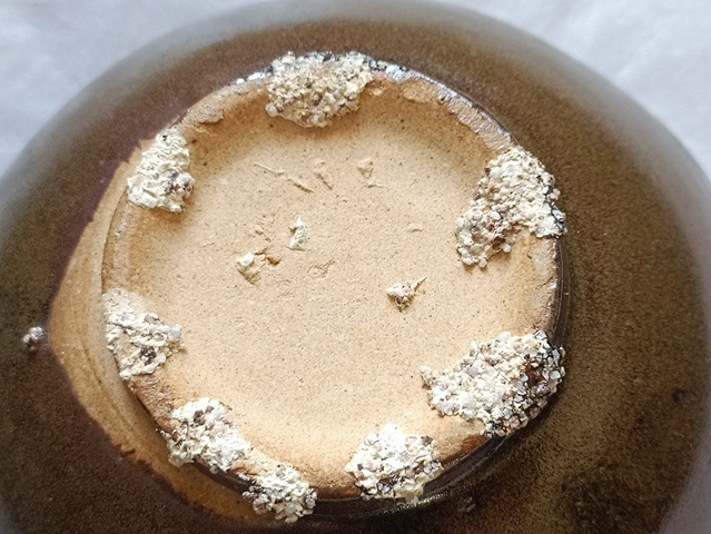 古玩陶瓷明代茶葉末釉碗拍賣，當前價格1980元