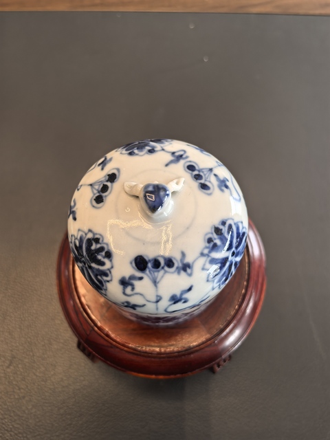 古玩陶瓷官窯畫(huà)片青花纏枝花卉溫酒壺拍賣(mài),當(dāng)前價(jià)格1800元