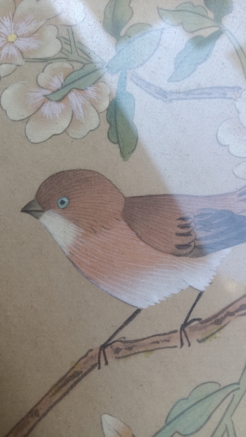 古玩字畫孫公望花鳥拍賣,當前價格1000元