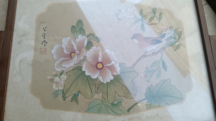 古玩字畫孫公望花鳥拍賣,當前價格1000元