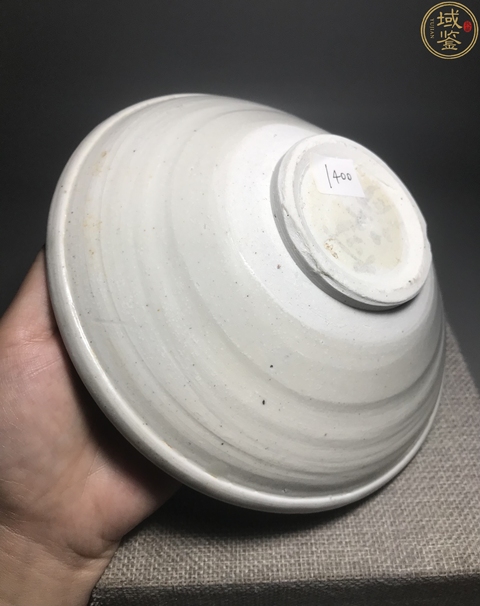 古玩陶瓷邢窯白釉唇口碗拍賣，當前價格9600元