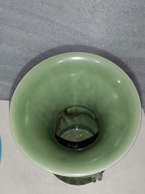 古玩陶瓷青釉花觚拍賣,當前價格388元