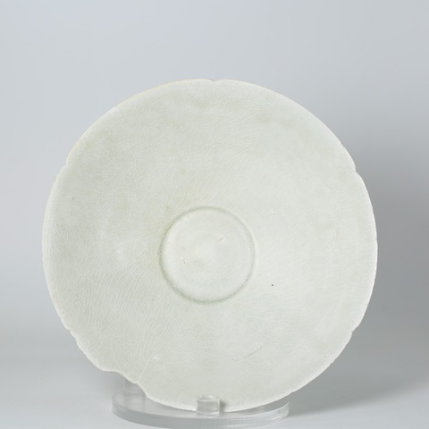 古玩陶瓷湖田窯青白釉葵口碗拍賣，當前價格799元