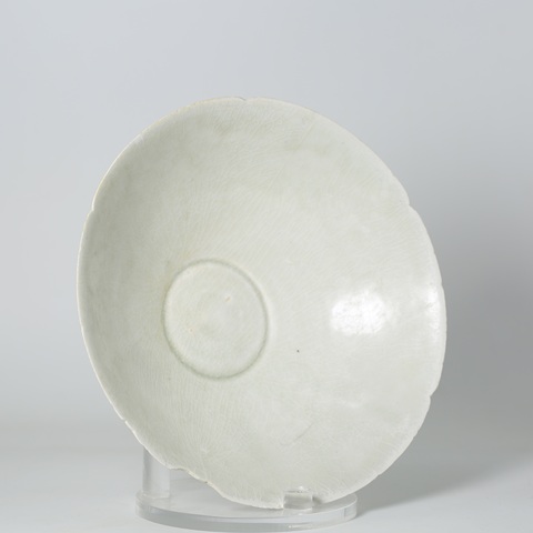 古玩陶瓷湖田窯青白釉葵口碗拍賣，當前價格799元