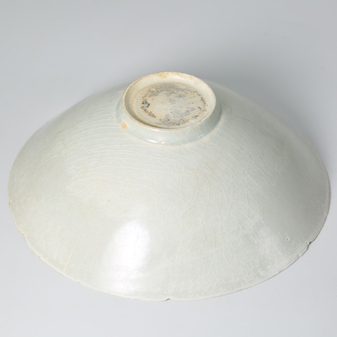古玩陶瓷湖田窯青白釉葵口碗拍賣，當前價格799元