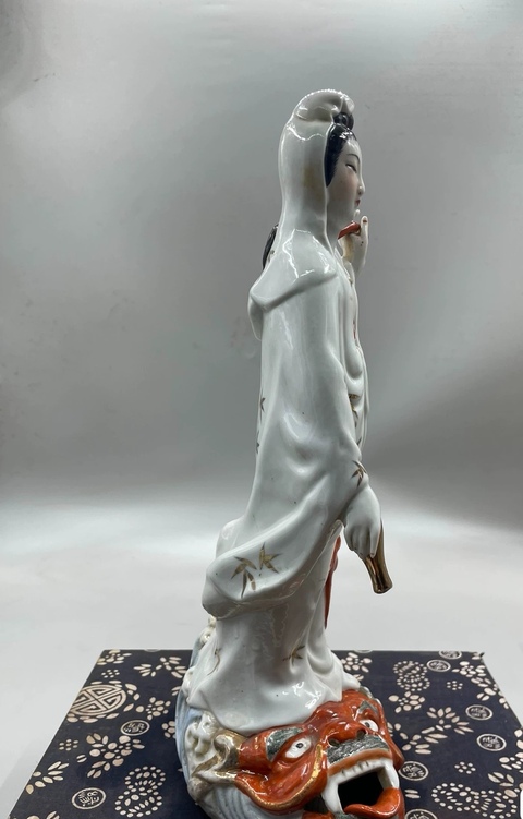 古玩陶瓷觀音塑像拍賣，當前價格750元