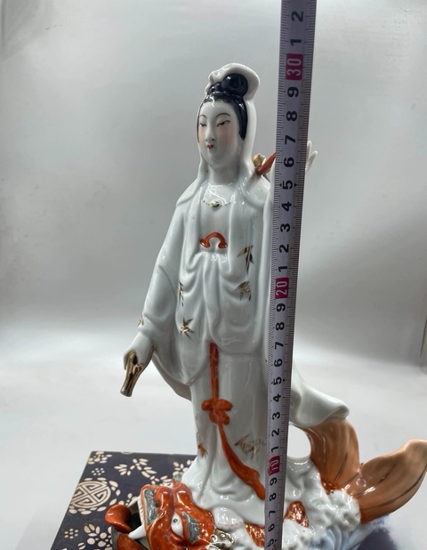 古玩陶瓷觀音塑像拍賣，當前價格750元