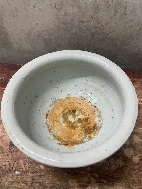 古玩陶瓷清中期青花山水香爐拍賣,當前價格650元