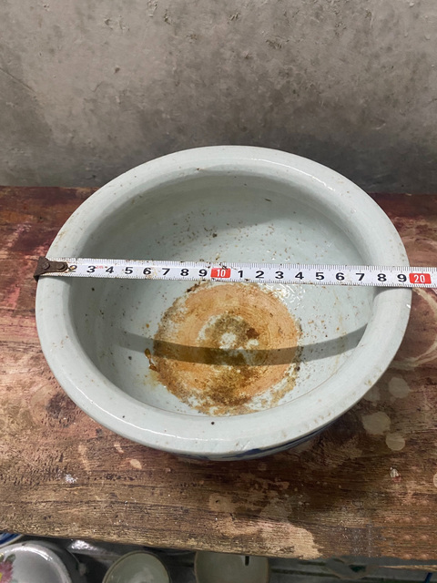 古玩陶瓷清中期青花山水香爐拍賣,當前價格650元