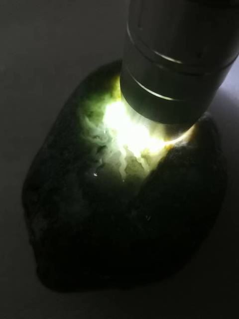 古玩玉器天然翡翠原石料拍賣,當(dāng)前價格298元