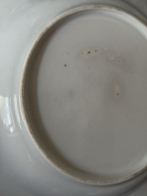 古玩陶瓷乾隆·青花山水樓閣紋八方盤真品鑒賞圖