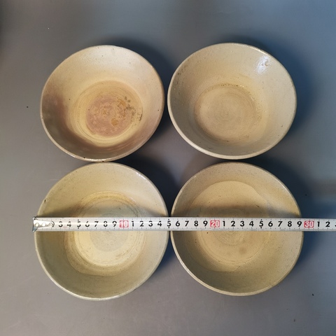 古玩陶瓷明龍泉米黃釉青花茶盞拍賣,當(dāng)前價(jià)格226元
