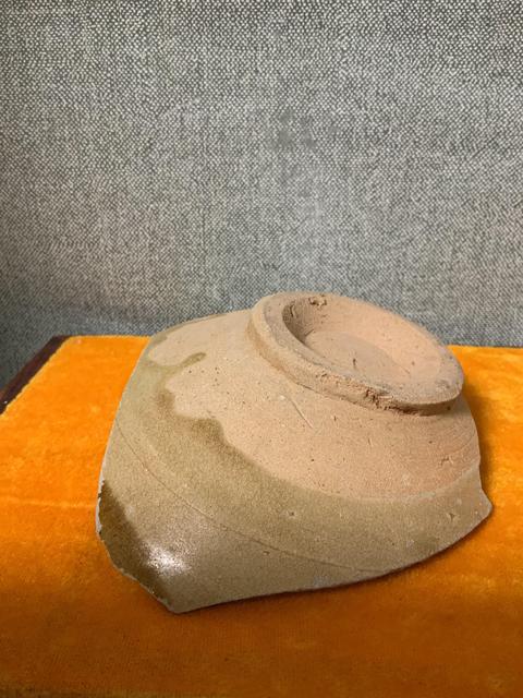 古玩陶瓷長沙窯彩繪碗底標本拍賣,當前價格0元