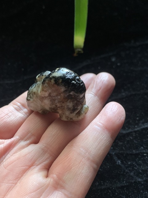 古玩玉器明代和田玉雕“瑞獸”拍賣，當前價格29000元