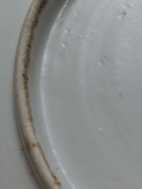 古玩陶瓷花蝶紋粉彩盤拍賣,當前價格288元