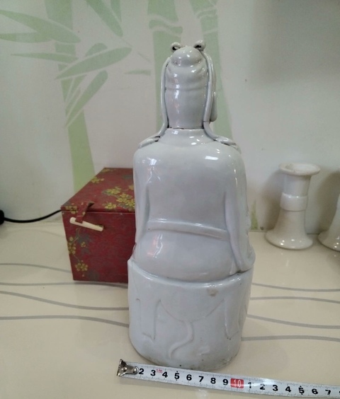古玩陶瓷德化白瓷關(guān)公造像拍賣(mài),當(dāng)前價(jià)格1300元