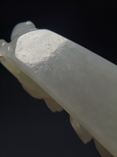 古玩雜項(一口價放漏)清代和田帶鉤龍鉤拍賣,當前價格7200元