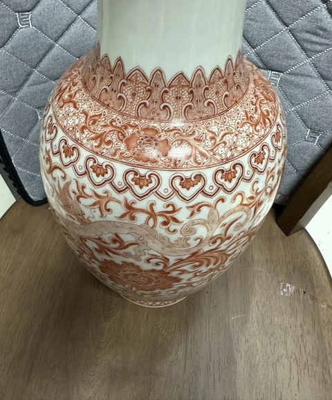 古玩陶瓷盤口瓶拍賣,當前價格3680元