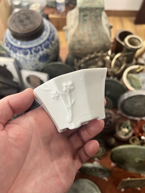 古玩陶瓷民國德化窯杯拍賣，當前價格299元