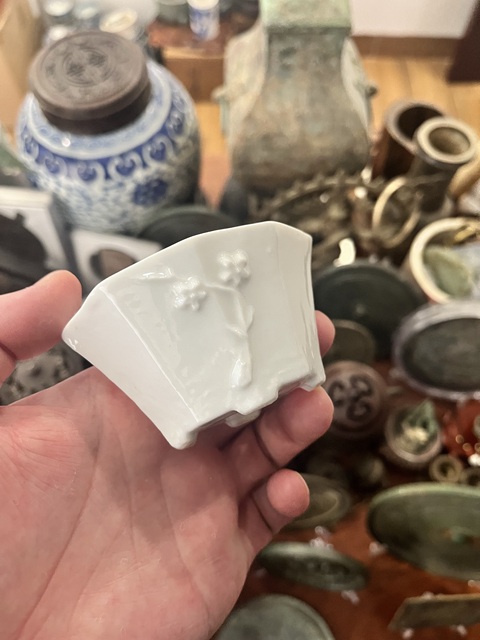 古玩陶瓷民國德化窯杯拍賣，當前價格299元