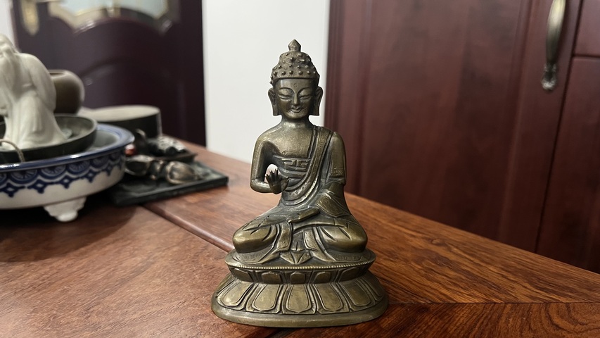 古玩雜項清代釋迦摩尼造像拍賣,當前價格4777元