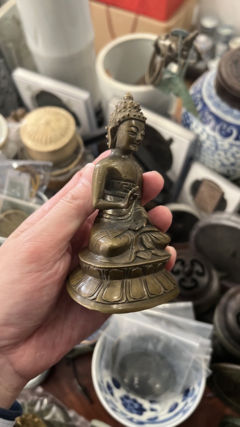 古玩雜項清代釋迦摩尼造像拍賣,當前價格4777元