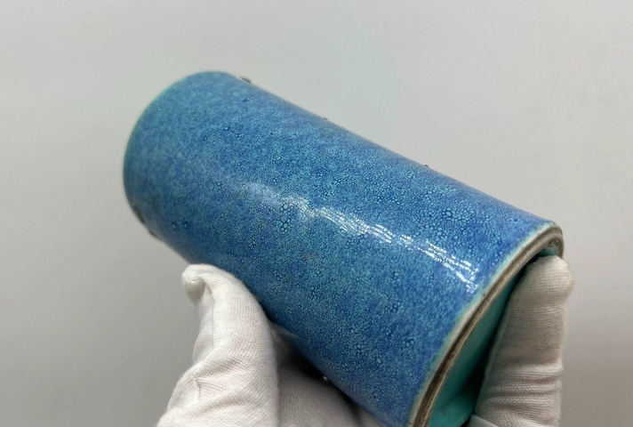 古玩陶瓷清爐鈞釉筆筒拍賣，當前價格1280元