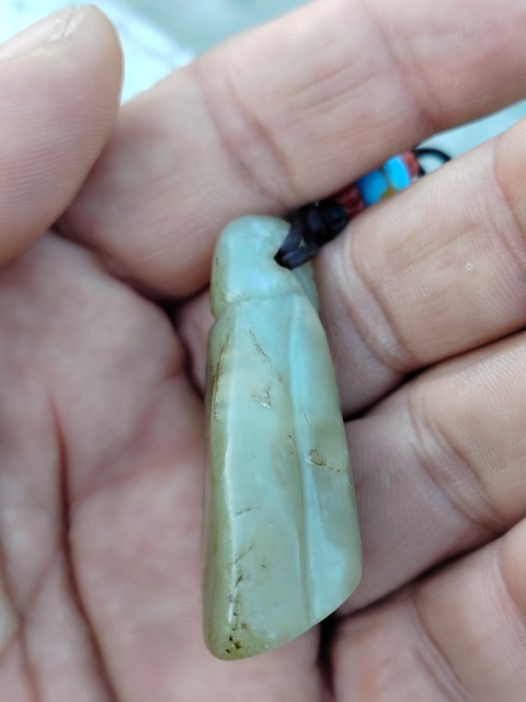 古玩玉器清代新疆和田玉籽料雕“蓮蓬”掛件拍賣,當前價格4999元