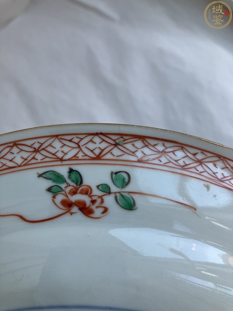 古玩陶瓷康雍鳳凰牡丹紋五彩描金盤一對拍賣,當前價格12000元