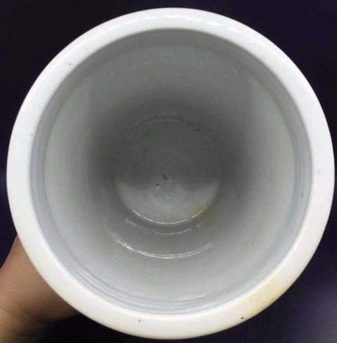 古玩陶瓷花卉紋帽筒拍賣,當(dāng)前價格16800元