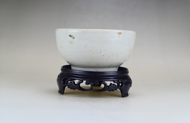 古玩陶瓷明末清初.白釉缽式茶器拍賣，當(dāng)前價(jià)格180元