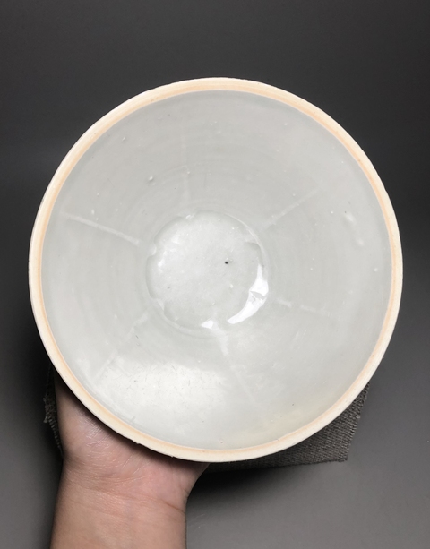 古玩陶瓷宋，影青釉六出筋碗拍賣，當前價格1200元