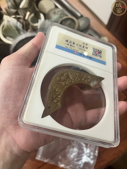 古玩玉器戰國卷云紋璜拍賣，當前價格777元